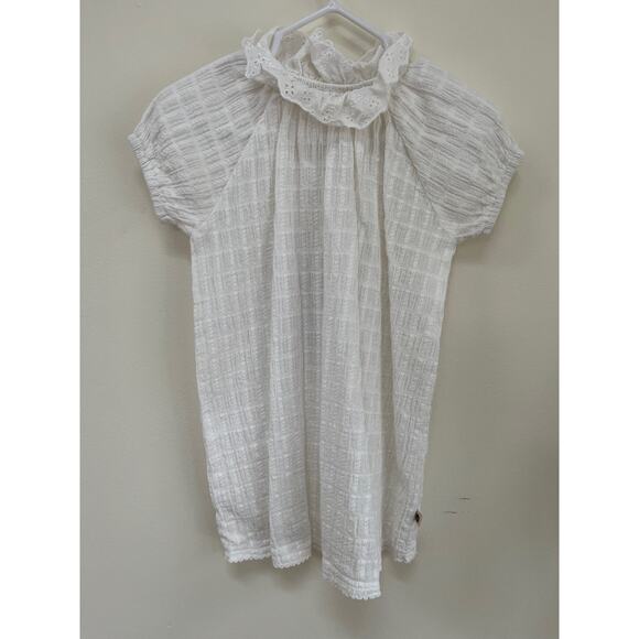 White spring dress, size 6-12 months - Picture 1 of 4